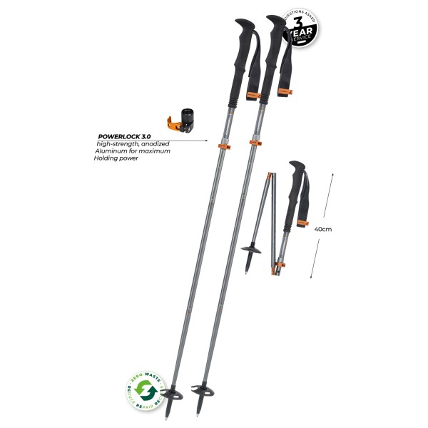 Komperdell - FX Lite Ti Vario Compact - Walking poles