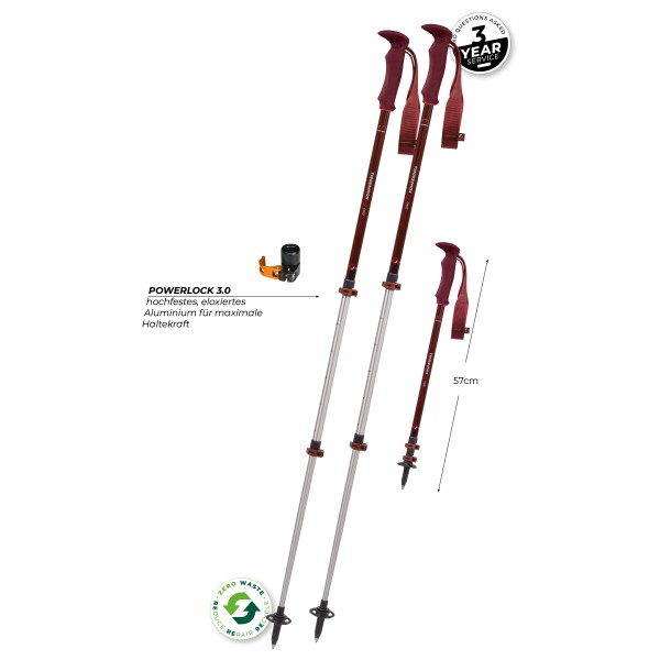 Komperdell - Trailmaster Zero Compact - Bastoncini da trekking