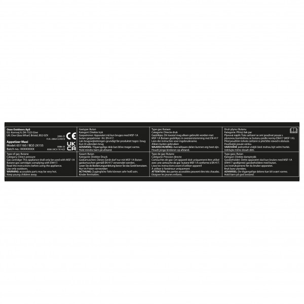 Outwell - Appetizer Maxi - Gaskooktoestel