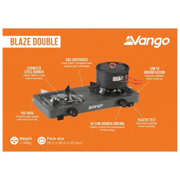 Vango - Blaze Double - Gaskooktoestel