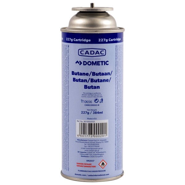 Cadac-Dometic - Gascartridge 227g Bayonet Valve - Gaskartusche