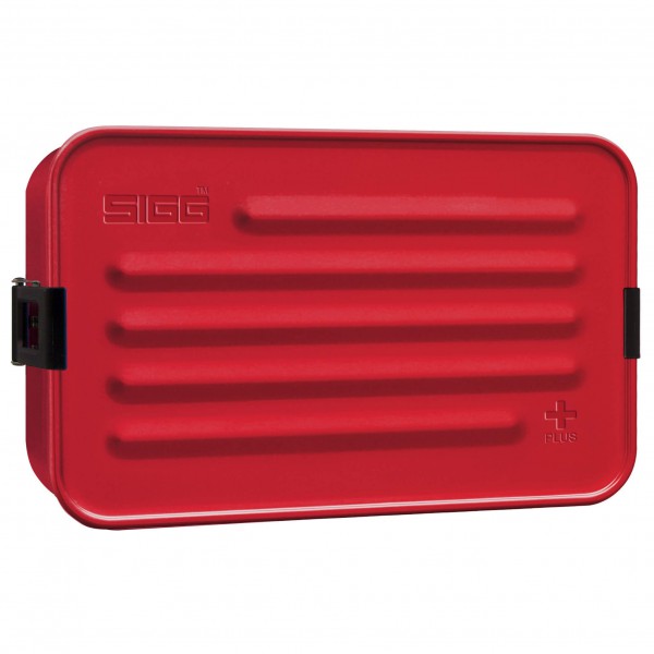 SIGG Metal Box Plus L Lunch Box (1.2 L), Modern Lunch Box with Practical Insert for on the Go – Feather-Light Hiking Lunch Box Made of Aluminium with Divider