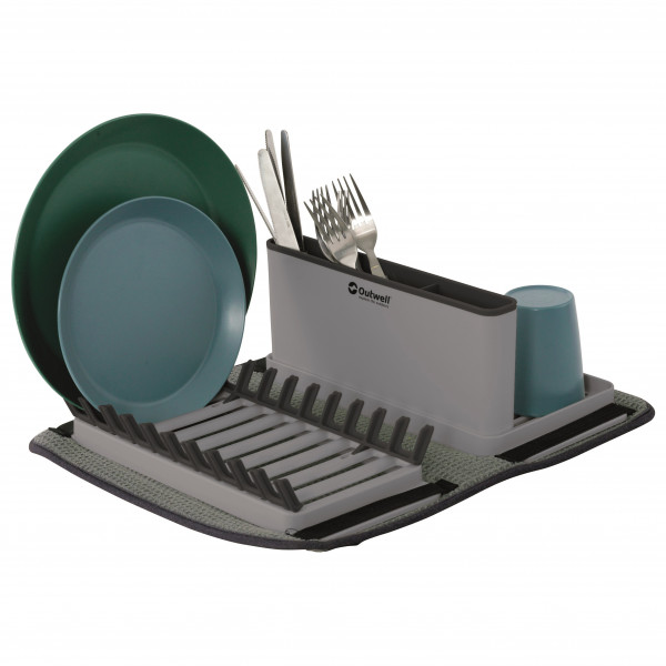 Outwell - Dunton Foldable Dish Rack With Sponge Drain - Leirintätarvikkeet