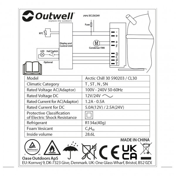 Outwell - Arctic Chill 30 - Coolbox