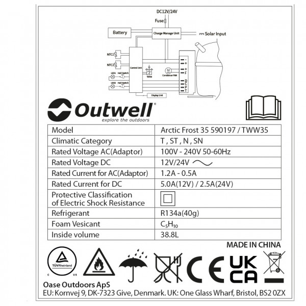 Outwell - Arctic Frost 35 - Koelbox