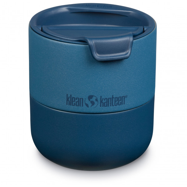 Bicchiere Termico Klean Kanteen Rise In Acciaio Inox, 26 Oz (circa 770 Ml), Con Coperchio Pieghevole, Finitura Spray Mare, Nuovo.