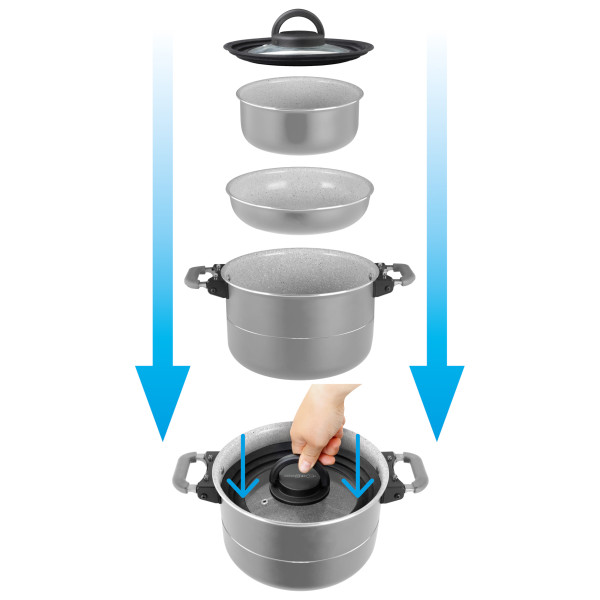 Brunner - Fusion 7+1 - Kookpottenset