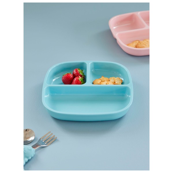 Rice - Melamine Kids 3 Room Plate - Truga