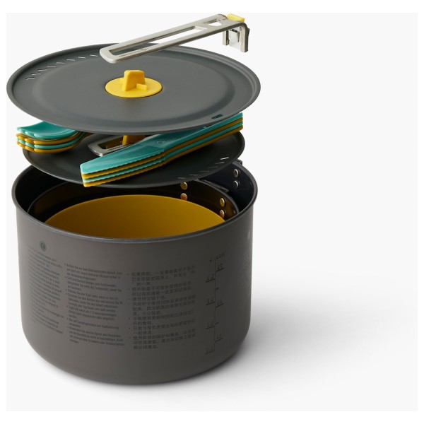 Sea to Summit - Frontier UL Two Pot Cook Set (14 Pieces) - Set cucina