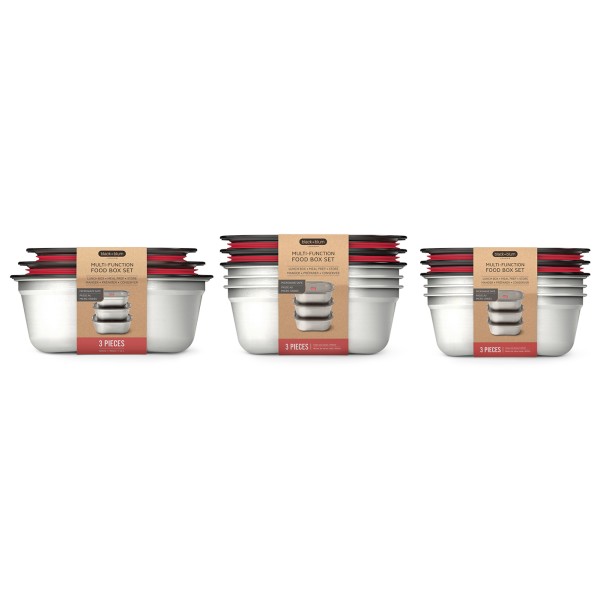 black+blum - Multifunctional Food Box Set – Mixed Box - Conservación de alimentos