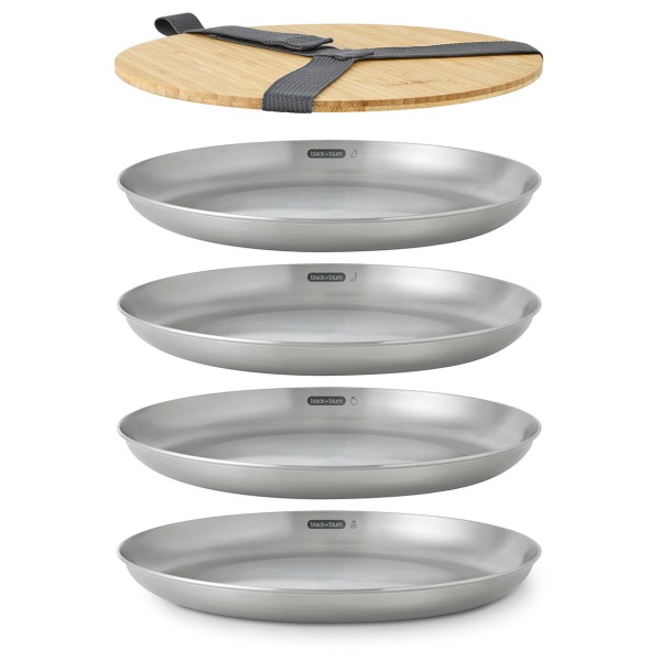 black+blum - Stainless Steel Plate Set - Tallerken