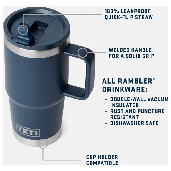Yeti Coolers - Rambler 20 Travel Stronghold Mug - Mug