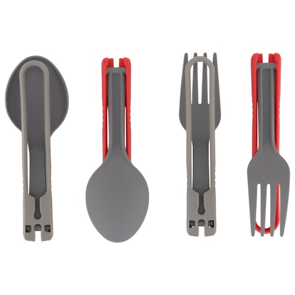 MSR - Folding Utensils 4-Pack - Juego de cubiertos
