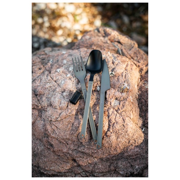 Primus - Trek Cutlery Set Aluminium - Campingtillbehör