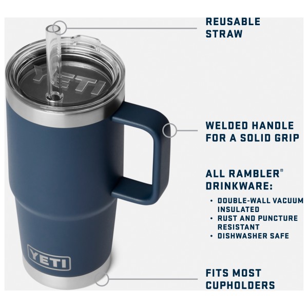 Yeti Coolers - Rambler 25 oz Straw Mug 2.0 - Termokrus