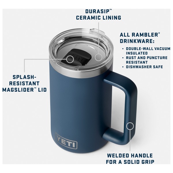Yeti Coolers - Rambler 24 oz CL Mug MS 2.0 - Vaso aislante