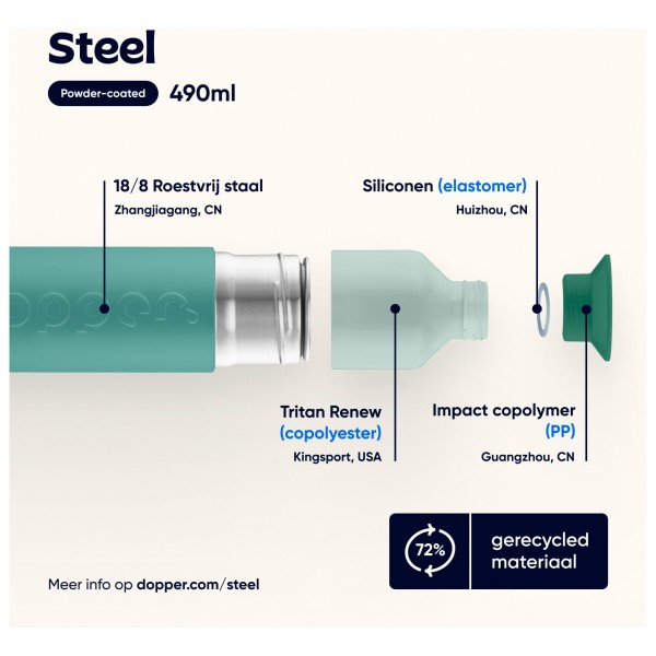 Dopper - Dopper Steel - Botella