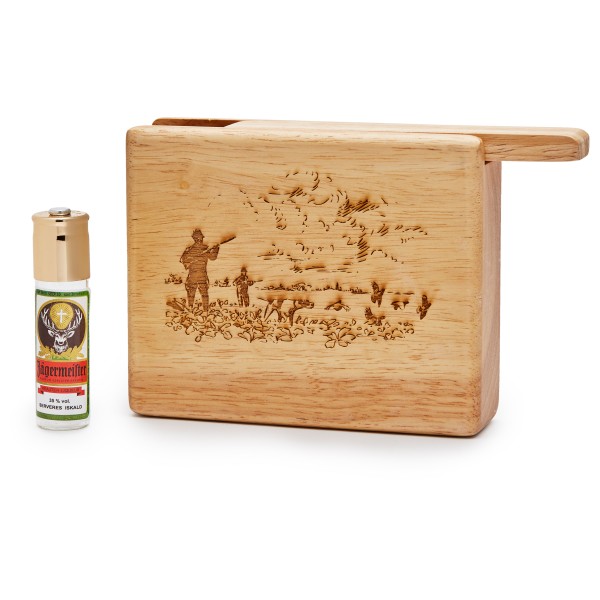 ØYO - Lerka Wooden Schnapps Box - Petaca