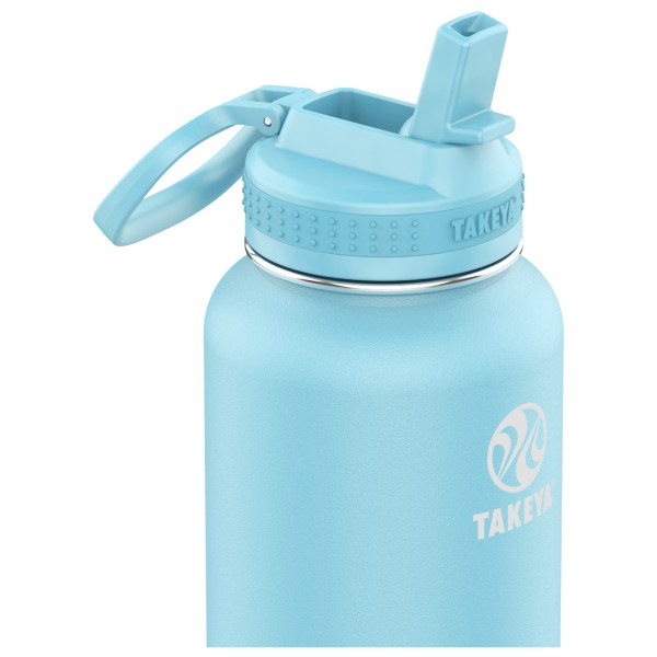 Takeya Pro Fire 3-wandige thermosfles van hoogwaardig roestvrij staal met drinktuit deksel, 650 ml