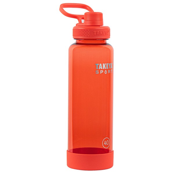 Takeya Sport Isolierflasche 1,2 L – Dreifachwandig, 26+ Stunden Kalt, Mit Eisblocker-Deckel