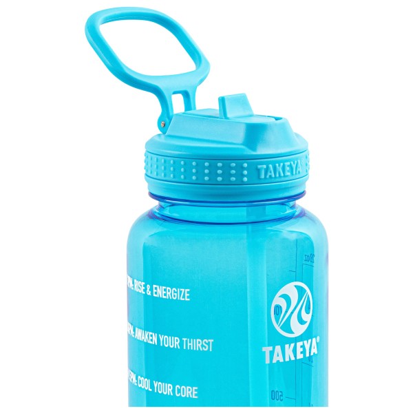 Takeya - Tritan Motivational Straw Bottle 950 ml - Drikkeflaske