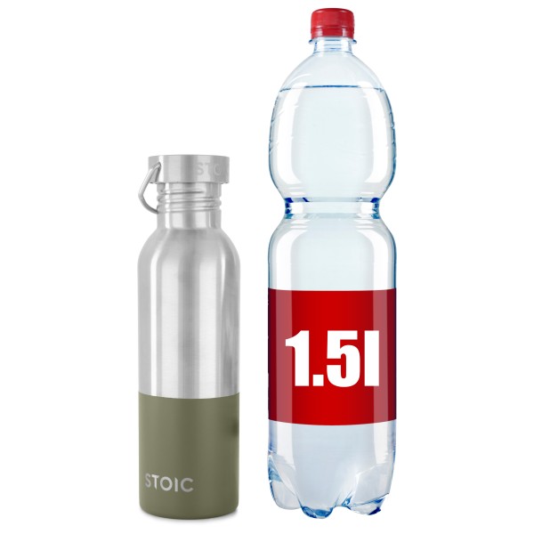 Stoic - HeladagenSt. Stainless Steel Bottle 750ml - Drinkfles