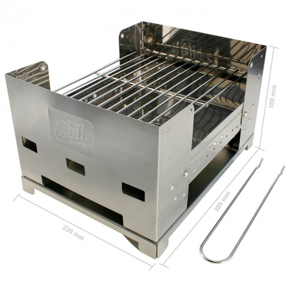 Esbit - BBQ-Box 300 S - Kookstel voor droge brandstof