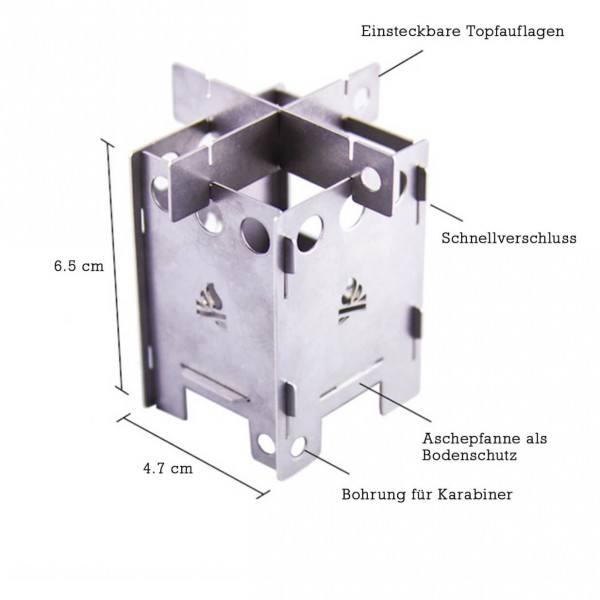 Bushcraft Essentials - Edcbox - Bränsletablettkök