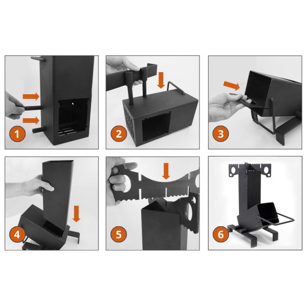 Origin Outdoors - Raketenofen Collapsible - Bränsletablettkök