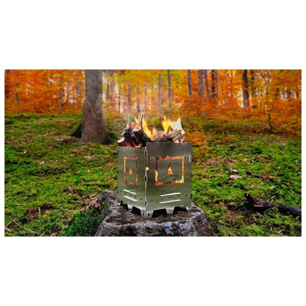 Bushcraft Essentials - Bushbox XXL Campfire - Kogeapparater til tørbrændstof