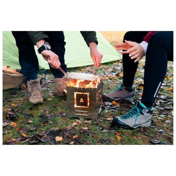 Bushcraft Essentials - Bushbox XXL Campfire - Kogeapparater til tørbrændstof