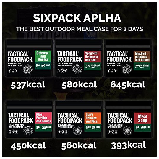 TACTICAL FOODPACK - Sixpack Alpha