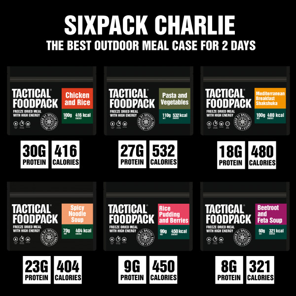 TACTICAL FOODPACK - Sixpack Charlie