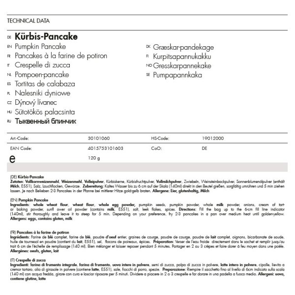 Trek'n Eat - Kürbis-Pancake