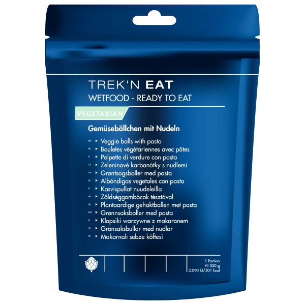 Trek'n Eat - Gemüsebällchen mit Nudeln