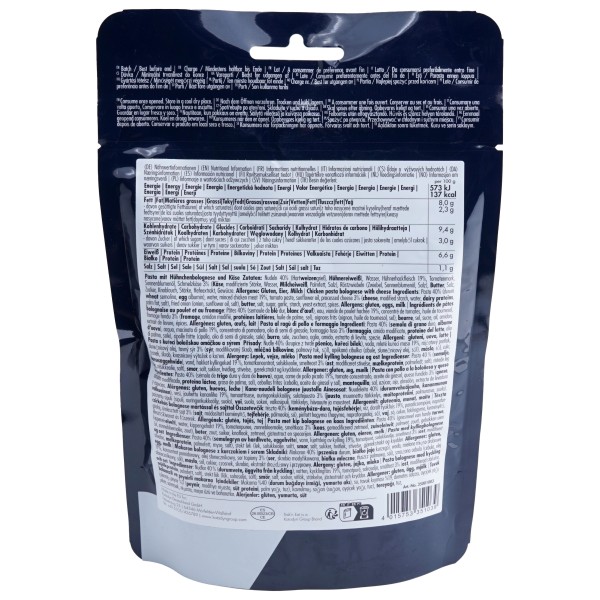 Trek'n Eat - Pasta mit Hühnchenbolognese u. Käse