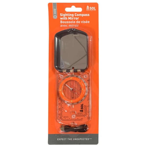 SOL - Sighting Compass with Mirror - Kompas