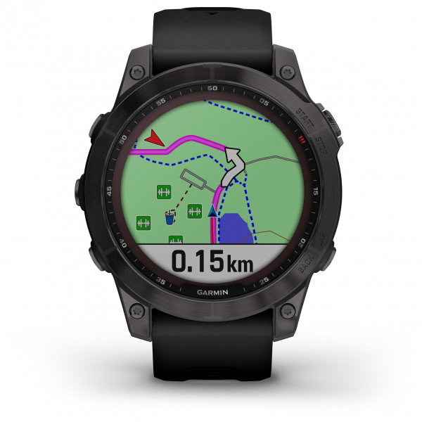 Garmin - Fenix 7 Sapphire Solar - Multifunktionssklocka