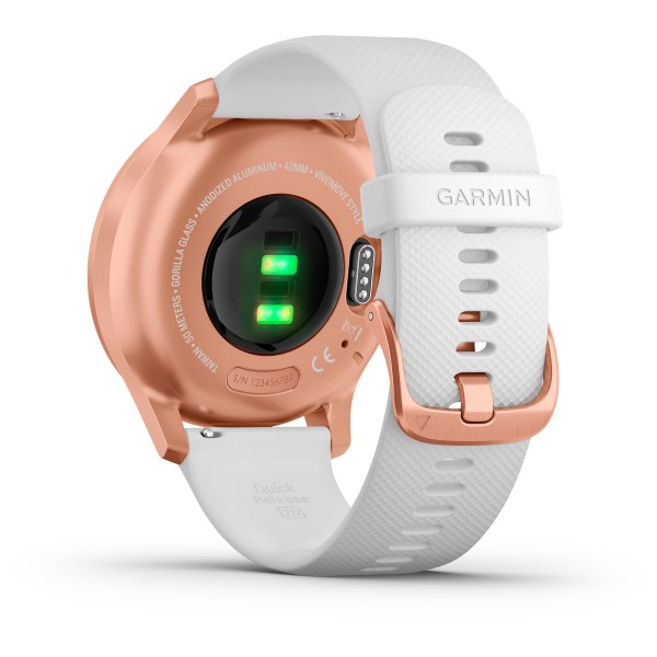 Garmin - Vivomove Style mit Silikon-Armband - Multifunktionsuhr
