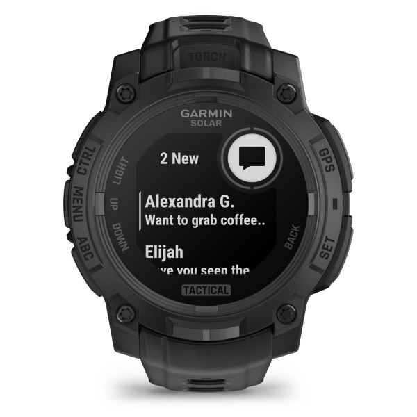 Garmin - Instinct 3 Solar Tactical Edition 45 mm - Multifunktionssklocka