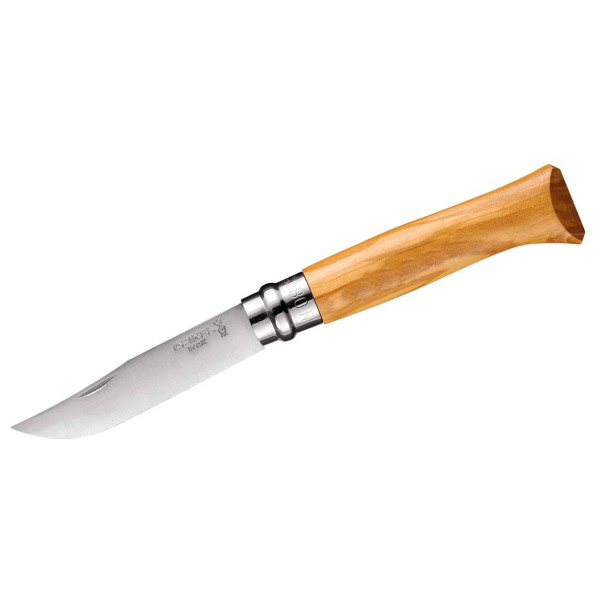 Opinel - No 08 Geschenkset Olive mit Etui - Cuchillos