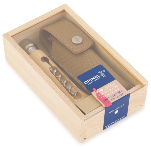 Opinel - No. 10 with Corkscrew & Bottle Opener - Knife