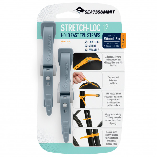 Sea to Summit - Stretch-Loc 12 2-Pack - Lashing strap