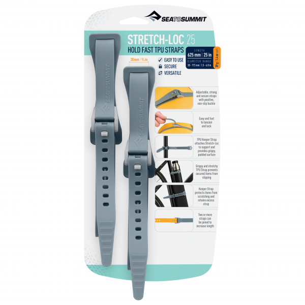 Sea to Summit - Stretch-Loc 25 2-Pack - Correa tensora
