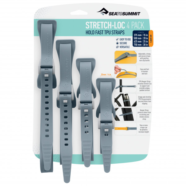 Sea to Summit - Stretch-Loc Set 4-Pack - Correa tensora