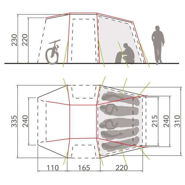 Vaude - Drive Van XT - Busvoortent