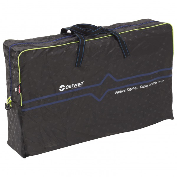 Outwell - Padres Kitchen Table W/Bamboo Table Top & Side Uni - Mesa de camping