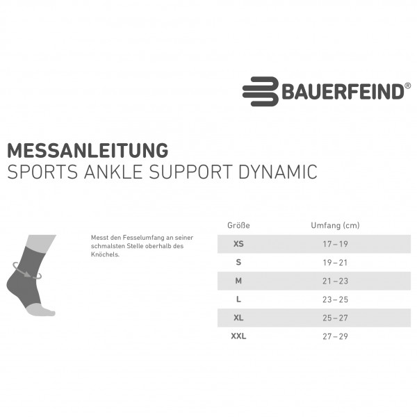 Bauerfeind Sports - Sports Ankle Support Dynamic - Bandage de sport