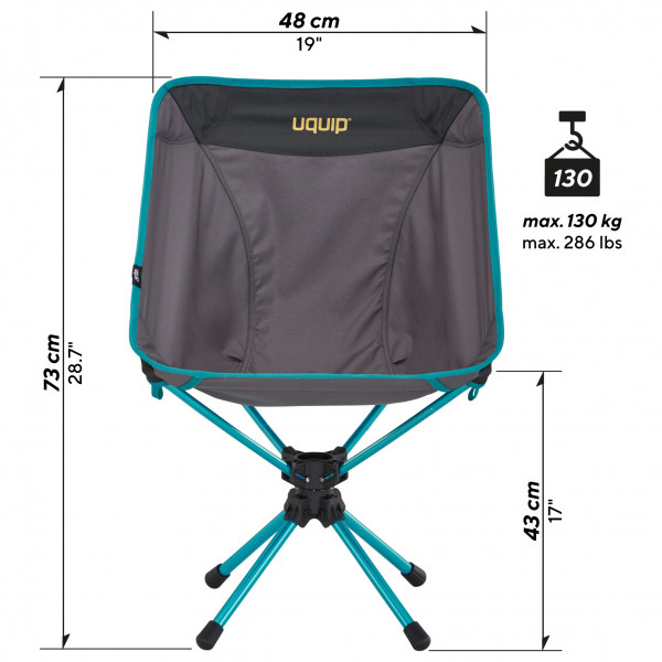 Uquip - Three Sixty - Chaise de camping