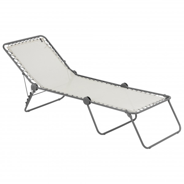 Transat Siesta Taupe Hespéride - Fauteuil Relax Confortable Pour Jardin Et Terrasse